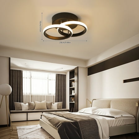 LED Chandelier Ceiling Light Flush Mount Lamp Kitchen Bedroom Light Fixture