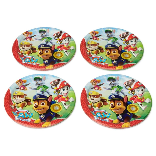 American Greetings Paw Patrol Paper Dinner Plates, 36Count Walmart