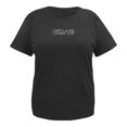 thumbnail image 1 of Playera George para Dama, con Estampados en Frente de Frases Negro Talla G, 1 of 4