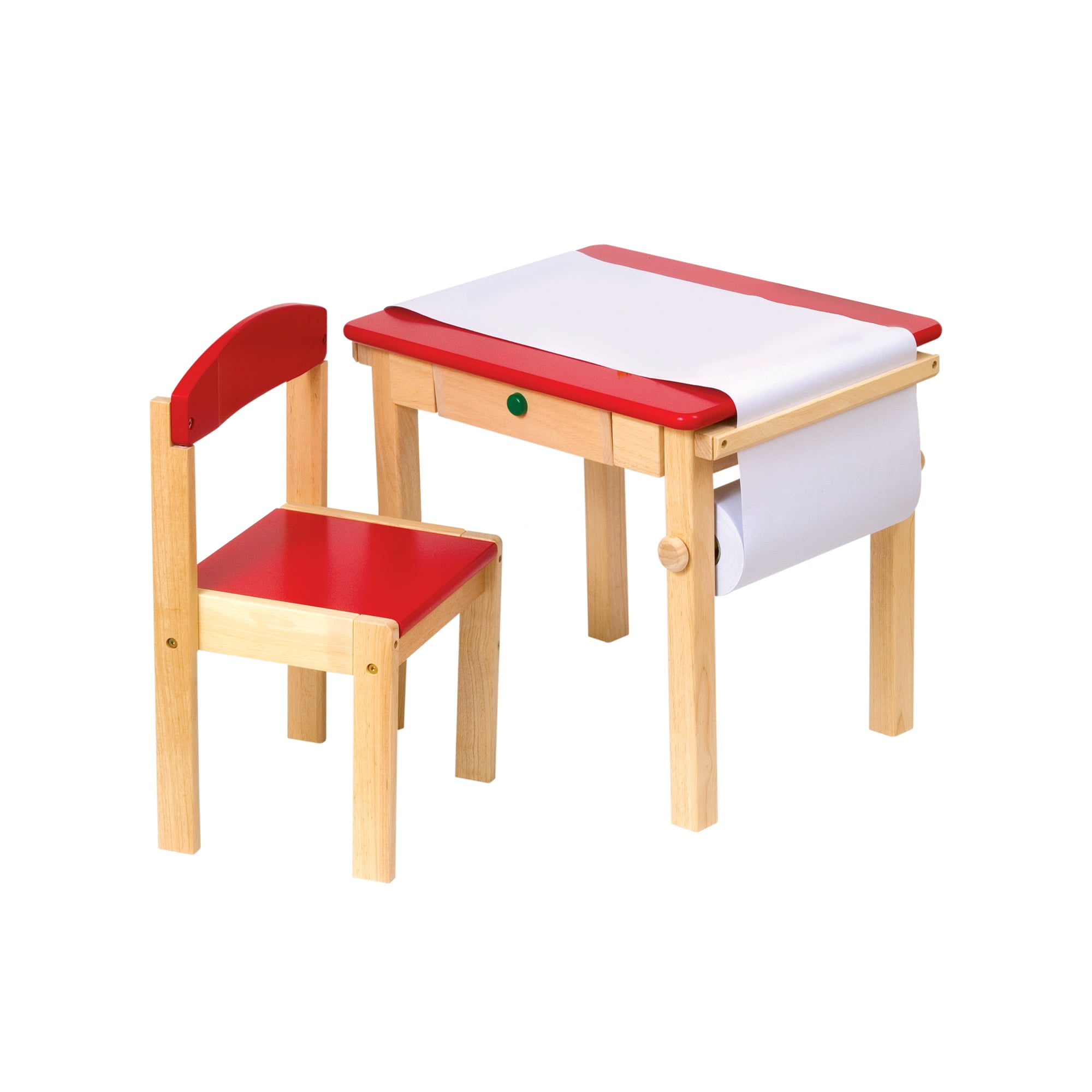 Art Table & Chair Set Red