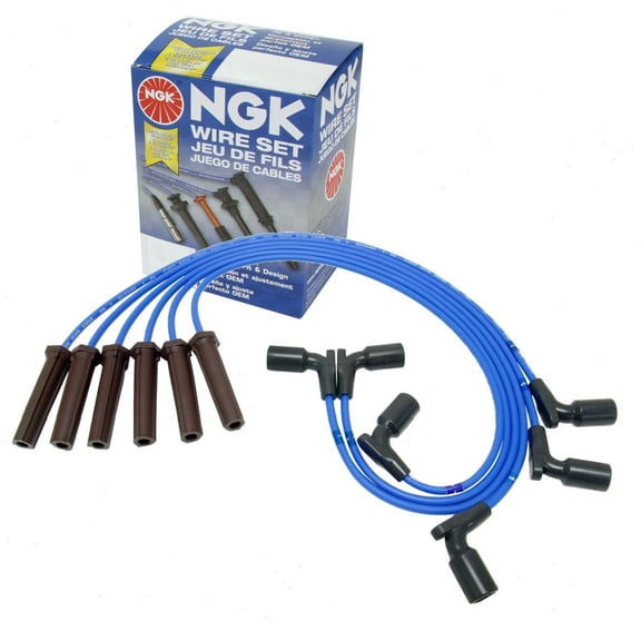 NGK Spark Plug Wire Set compatible with Chevrolet Silverado 1500 4.3L V6 2007-2013
