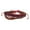 Maroon, variant on Natural Dyed Leather Bracelets – Multiple Colors – Double Pack, Flat Braid, or Round – Adjustable - Accessories