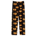 thumbnail image 4 of Drovellove Women's Casual Halloween Print Pajama Pants - Cropped Pants Soft Lounge Trousers for Sleeping or Relaxing at Home, 4 of 5