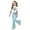 Mint Green, variant on Gaexia Girls' Summer Pant Set,Stylish Girls Casual Outfit Flare Pants and Short Sleeve Top Comfortable Playwear Two Piece Summer Fashion Clothes,140