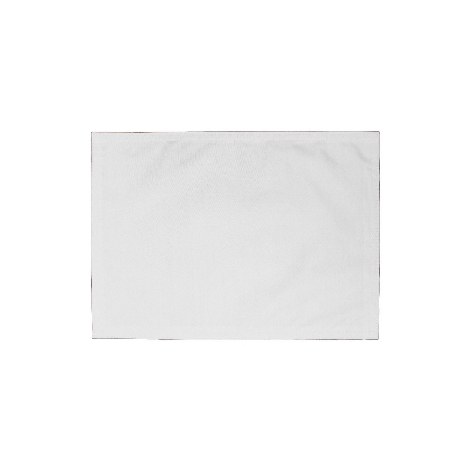 Metallic Plastic Placemat (Silver) - Set of 12