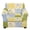 Floral Butterfly, variant on FKELYI Stretch Armchair Slipcover 2 Pcs Set Couch Sofa Cover with Separate Cushion Cover Blue Bohemian Geometric Print Non-Slip Furniture Protector Washable Living Room Decor