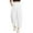 White, variant on Clothing Women's Casual Pants Womens Wide Leg Barrel Pants Elastic High Waisted Side Pocket Palazzo Trousers Business Work Casual Pants Women Blendingpants