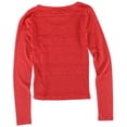 thumbnail image 5 of Aeropostale - Playera de Manga Larga con Espalda de Ganchillo para Mujer, Roja, Mediana, 5 of 5