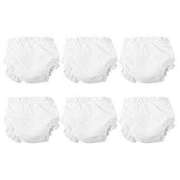 6 Pcs Doll Panties Dolls Accessories Accessory Baby Clothes Diapers Babies Underwear for Pretend White