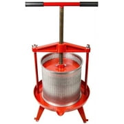 EJWOX 3.69 Gallon Heavy-duty Cross-beam Stainless Steel Fruit and Wine Press
