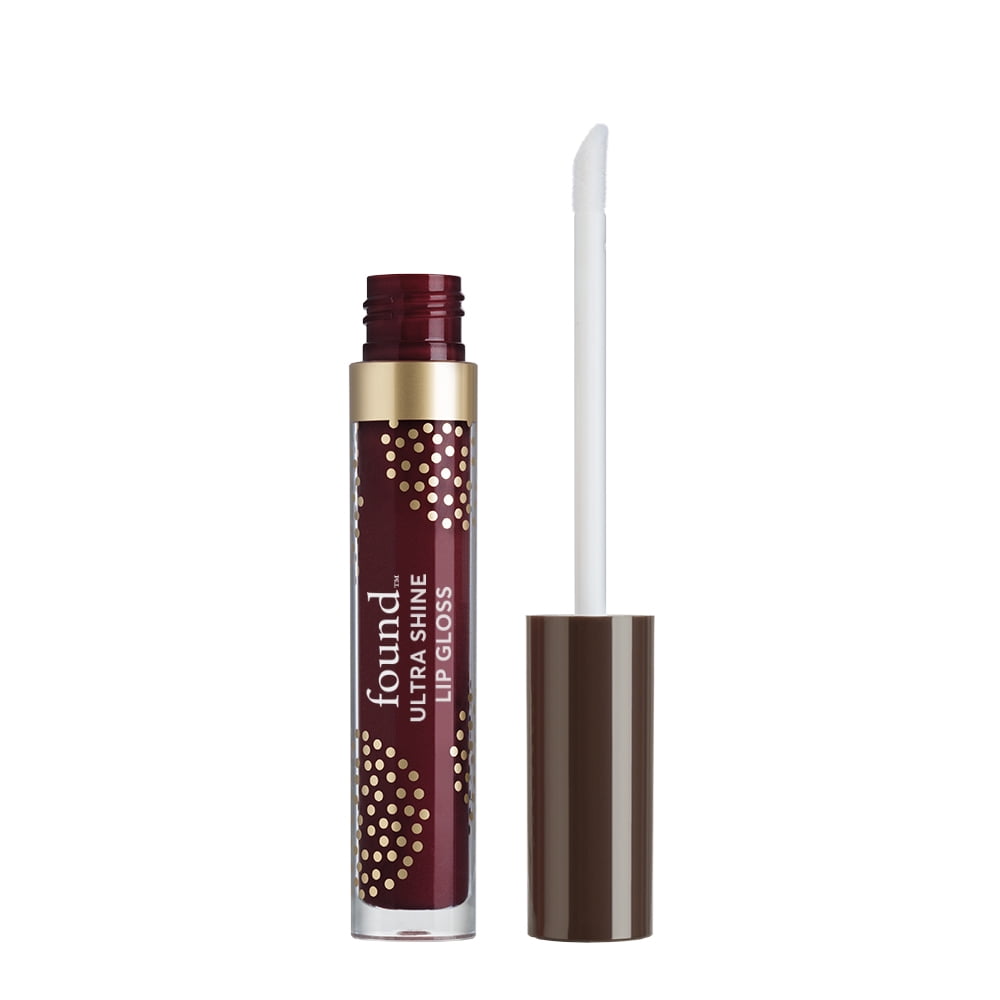 FOUND Lip Ultra Shine Lip Gloss with Avocado Extract, 350 Boysenberry, 0.13 Fl Oz