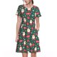 thumbnail image 1 of Balery Santa Claus Vestidos sueltos de manga corta para mujer, vestidos de verano 2025, vestidos casuales de corte A con vuelo., 1 of 6