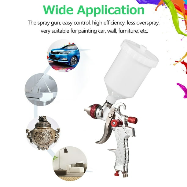 Labymos HVLP Paint Spraying Gun Kit Gravity Feed Air Spray Gun