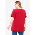 thumbnail image 2 of Woman Within Plus Size Americana Kangaroo Pocket Tee, 2 of 6