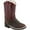 Brown Foot/Red Shaft, variant on Old West Toddler's Broad Square Toe Boots