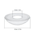 thumbnail image 5 of Recolector de leche materna Conchas para lactancia materna Recolector de leche materna Protectores de leche Conchas para pezones para lactancia materna, reutilizables y fáciles de colocar debajo de los sujetadores, paquete de 2   JM, 5 of 5