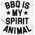 thumbnail image 2 of BBQ Spirit Animal Foodie Saying Unisex Plus Fleece Graphic Sweatshirt Brisco Brands 2X, 2 of 5