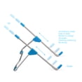 thumbnail image 4 of Folding Laptop Stand Viewing Angle Height Adjustable Aluminum Alloy Bracket Holder Support for Notebook Cellphone, 4 of 4