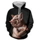 thumbnail image 3 of Sudadera con capucha con estampado 3D de animales y cerdos para hombres y mujeres, sudaderas de manga larga con animales bonitos, sudaderas con capucha con personalidad para hombres, 3 of 5