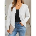 thumbnail image 2 of CAILDANL Womens Cardigan Sweaters Long Sleeve Casual Lightweight Button Down V-Neck Fall Clothes 2025, 2 of 2