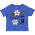 thumbnail image 3 of Inktastic Mississippi Girl Magnolia Flowers and Leaves Girls Toddler T-Shirt, 3 of 5