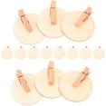 thumbnail image 2 of 20pcs en Bois Mini Clips Mini Message Signes Pinces Clips Vierges Bricolage Clips d'Artisanat, 2 of 9