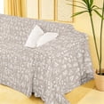 thumbnail image 3 of meiyoeat Chic Floral Sofa Cover Slipcover 71x91 for Girls, Gray White Chair Loveseat Couch Cover, 3 of 6