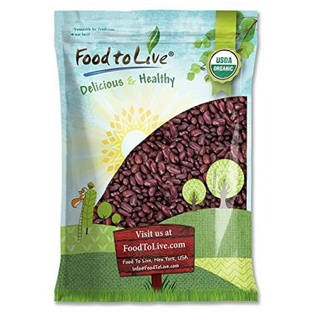 Food to Live Certified Organic Dark Red Kidney Beans