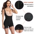 thumbnail image 5 of Lilvigor Women Tummy Control Bodysuit Full Body Shaper Fajas Colombianas Butt Lifter Open Bust Zipper Shapewear Plus Size, 5 of 7