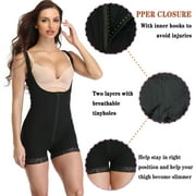 Full Body Shaper for Women Tummy Control Shapewear Waist Trainer Compression Girdle Thigh Slimmer Bodysuit Zipper Adjustable