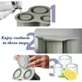 thumbnail image 4 of Fiudx Ofertas flash del día solo en línea Bandeja de Hielo Especial para Tazas - Bandeja de Hielo de Grado Alimenticio - Bandeja de Hielo Fácil de Liberar, 4 of 6
