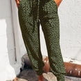 thumbnail image 5 of Pantalones deportivos holgados con cintura elástica, cordón ajustable y bolsillos para mujer, 5 of 5