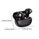 thumbnail image 3 of Auriculares Bluetooth, auriculares Bluetooth con clip abierto, auriculares inalámbricos compactos semi-intraaurales, auriculares impermeables, sonido nítido, larga duración, resistentes al uso, no se, 3 of 8