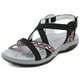thumbnail image 3 of Zapatos para caminar con punta abierta sandalias planas bohemias zapatos cómodos de verano para mujer, 3 of 9