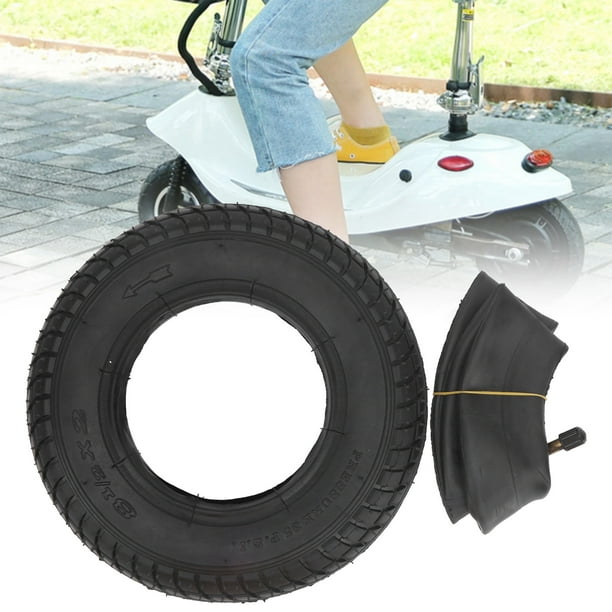 Jeu de pneus 8,5x2 pouces avec chambre à air 8,5x2 70/90° coudé E-Scooter