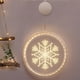 thumbnail image 4 of Luces LED navideñas para exteriores, iluminación colgante, cortina, luces de hadas, fiesta Copo de nieve, 4 of 8