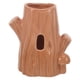 thumbnail image 1 of Soporte para botella de agua de hámster, dispensador de agua de cerámica para animales pequeños, forma de tocón, 1 of 8