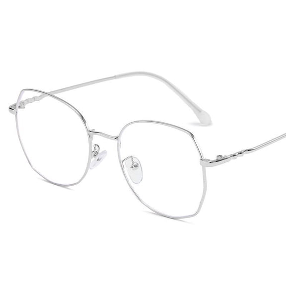 YCNYCHCHY Men's And Women's Flat Lenses Blue Light Myopia Prevention Trendy Eyeglass Frames Retro Eyeglass Frames