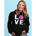 thumbnail image 2 of Tstars Womens Volleyball Hoodie - Love Volleyball Sweatshirt - Gift for Volleyball Lovers - Indoor & Beach Game Fan Apparel - Sport Enthusiast Birthday or Christmas Present, 2 of 6