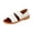 White, variant on Women's Flat Sandals Slip On Open Toe Rubber Thong Cushion Non Slip for Women Walking Vacation