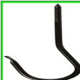 Black 6Inch Threaded J Hook Heavy Duty