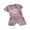 Purple, variant on Bagilaanoe 2pcs Toddler Baby Girl Shorts Set Short Sleeve Letter Embroidery T Shirt Tops Shorts 6M 12M 18M 24M 3T Kids Casual Summer Clothes