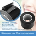 thumbnail image 2 of OneMed Barrier Film for Dental and Medical Tattoo 4"x 6" (16 Rolls) One time Protective PE Film Barrier Tape Black, 2 of 8