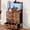 Rustic Brown, variant on Smart Dresser with 11 Fabric Drawers, Built-in Charging Station & App-Controlled RGB LED Lighting - Industrial Storage Organizer with Anti-Tipping Design for Bedroom, Living Room, Closet, White