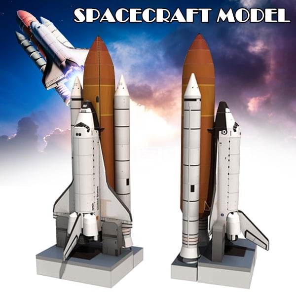 Space Shuttle Paper Model Glossy Coated Paper Model for Kids Adult Gifts 