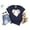 BLACK, variant on Baseball Distress Heart Sports Mom Sublimation T-Shirt All Size S-5XL