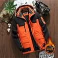 thumbnail image 4 of Men's Plus Size Winter Coat Skiing Jacket Warm Wool Blend Outdoor Hiking Water Windproof Thermal Insulated Hooded, 4 of 4
