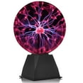 thumbnail image 1 of Mini Plasma Lamp Lights, Plasma Ball Lamp | Electrostatic Ball Touch Sensitive Lightning Ball, with USB Ball Lightning Touch Sensitive Lamp Party Nursery Festival Decorations (6 inch), 1 of 5