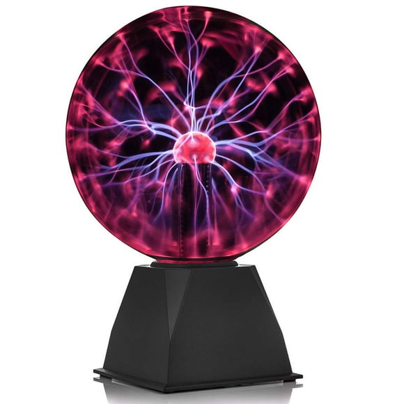 Mini Plasma Lamp Lights, Plasma Ball Lamp | Electrostatic Ball Touch Sensitive Lightning Ball, with USB Ball Lightning Touch Sensitive Lamp Party Nursery Festival Decorations (6 inch)