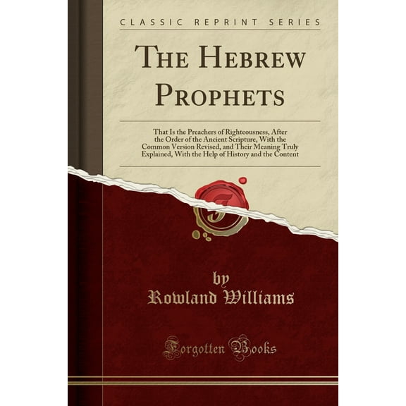 The Hebrew Prophets (Paperback)